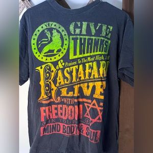 Rastafarian Shirt Size L